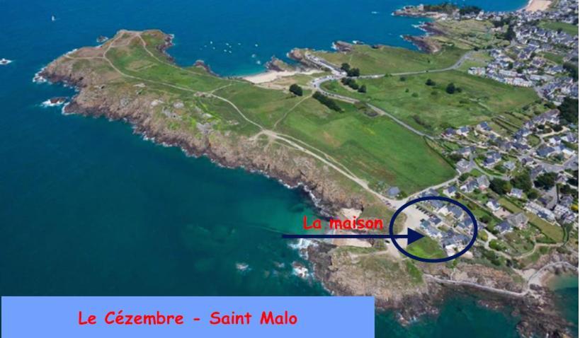 Villa Le Cézembre - vue 180 baie St Malo Saint-Malo Exterior foto